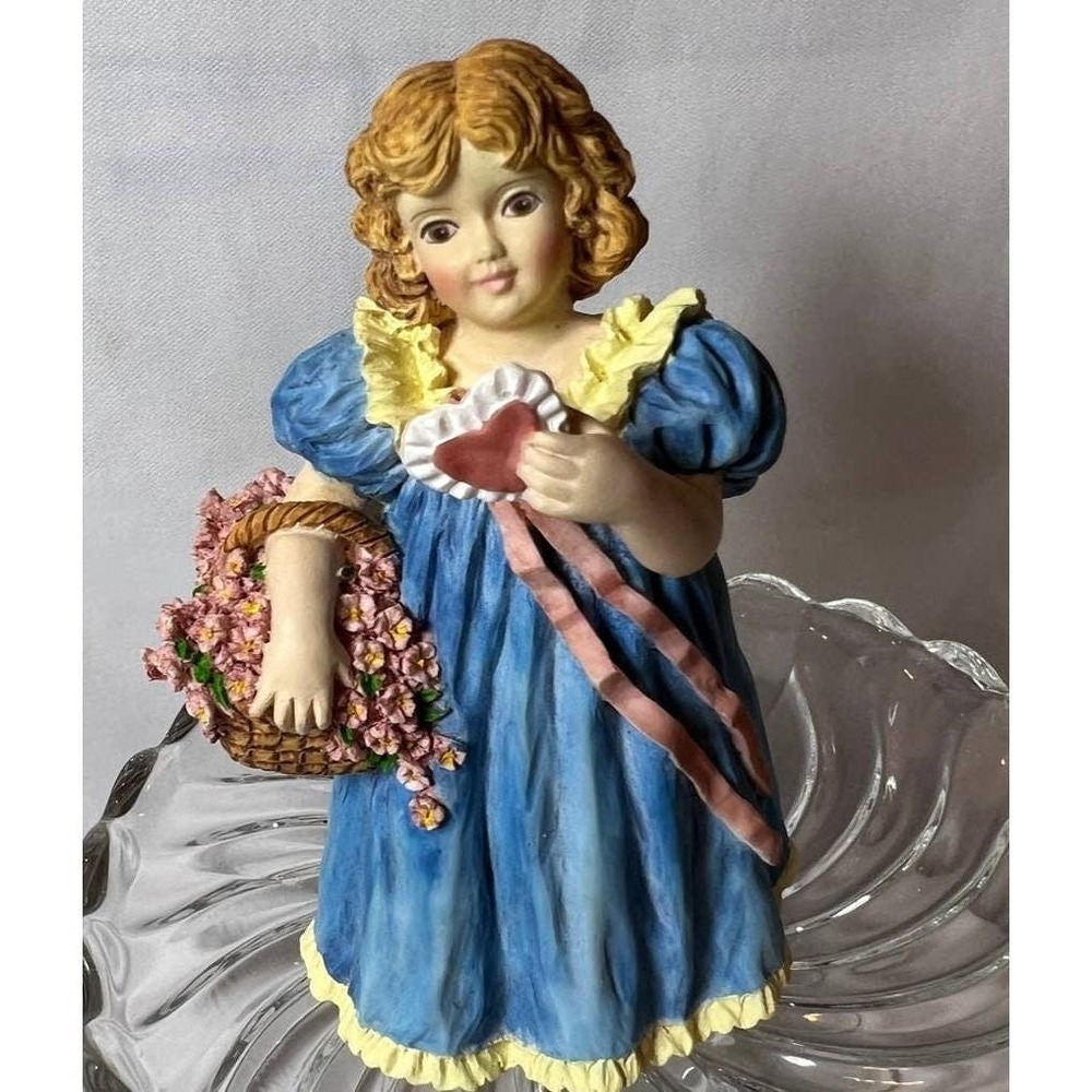 Vintage Maud Humphrey Bogart Figurine Loves First Bloom 1992 #910120
